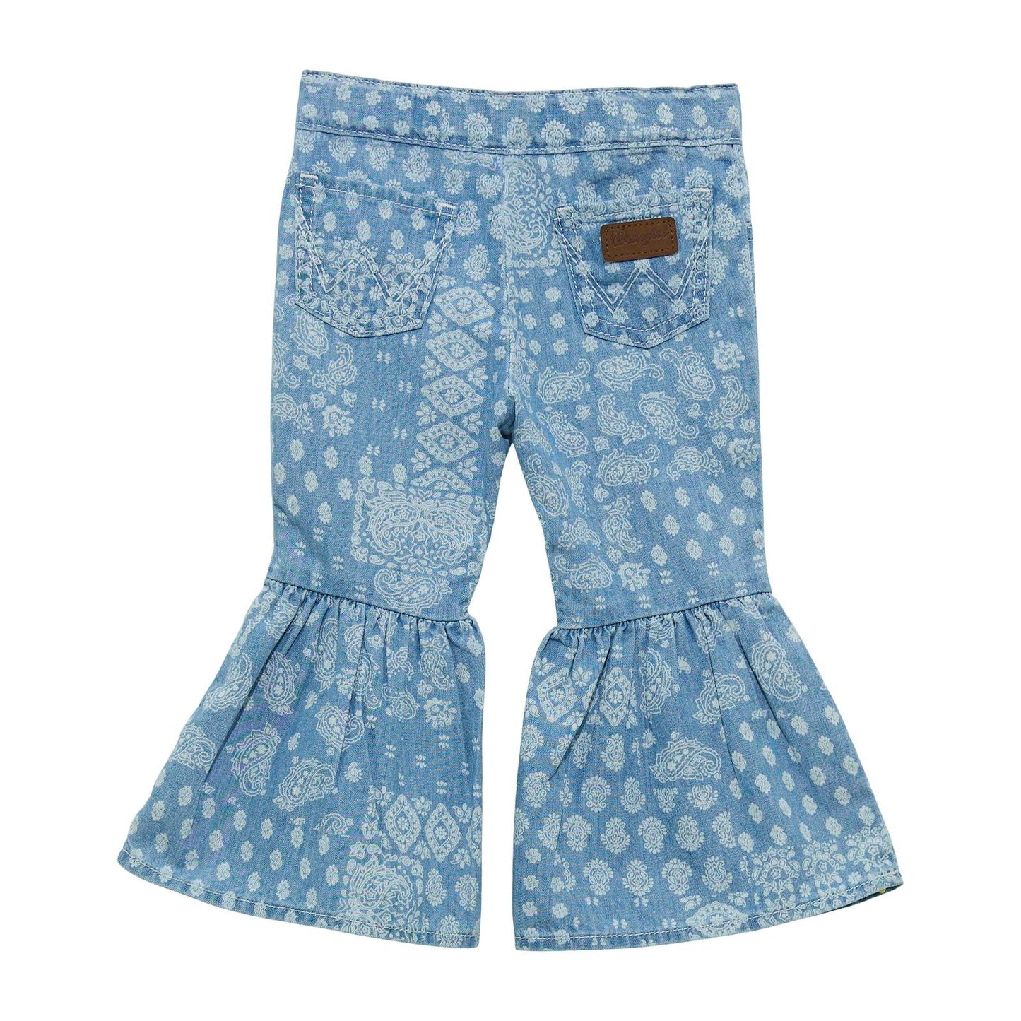 Wrangler Girl’s Blue Bandana Flares 112365060