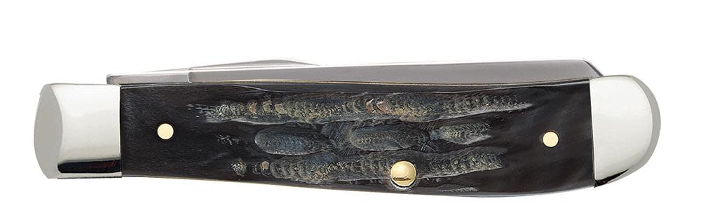 Jigged Buffalo Horn Mini Trapper (65016)