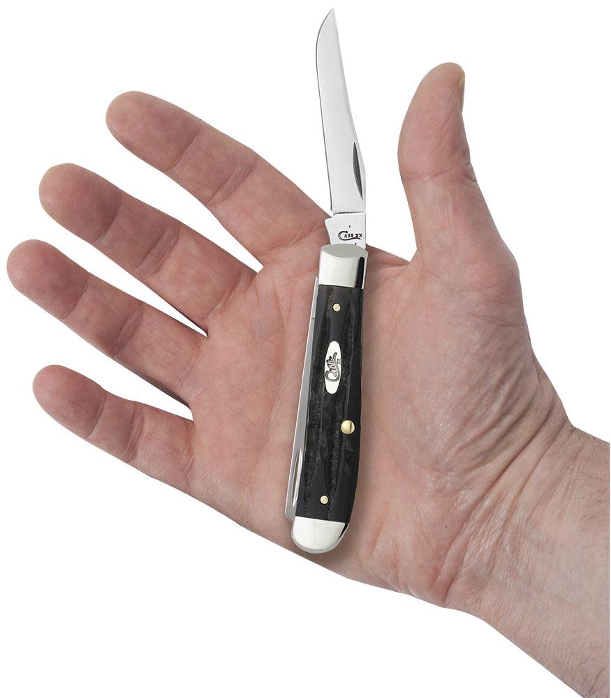 Jigged Buffalo Horn Mini Trapper (65016)