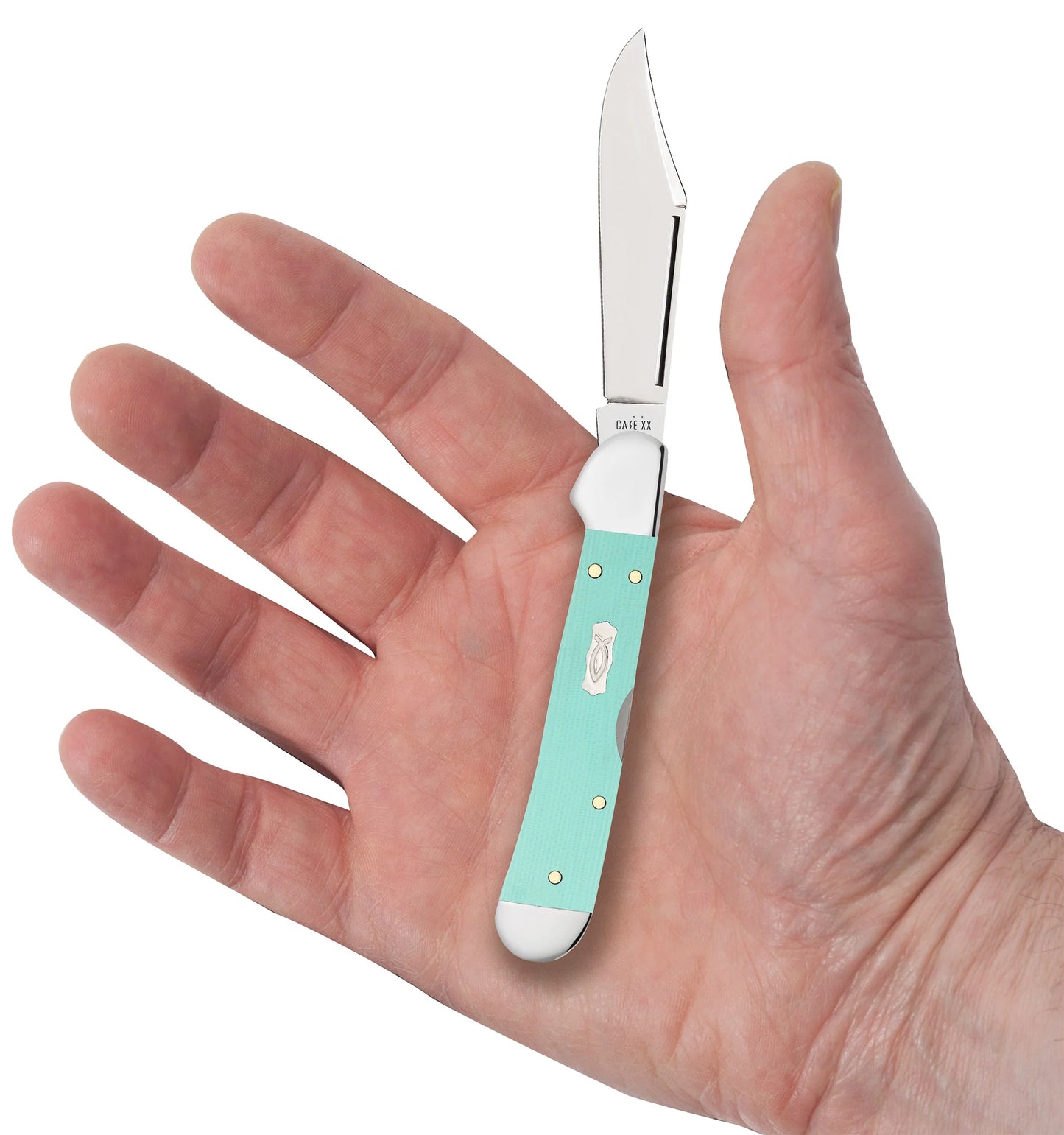 Smooth Seafoam Green G-10 Mini CopperLock® (18109)