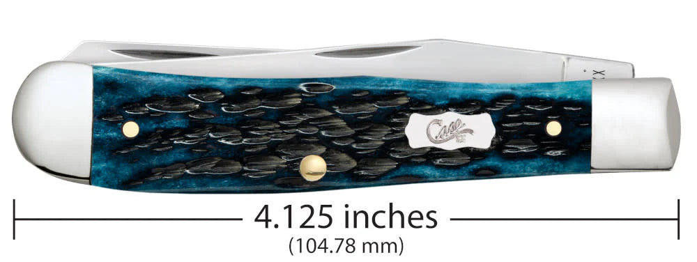 Pocket Worn® Peach Seed Jig Mediterranean Blue Bone Trapper (51850)