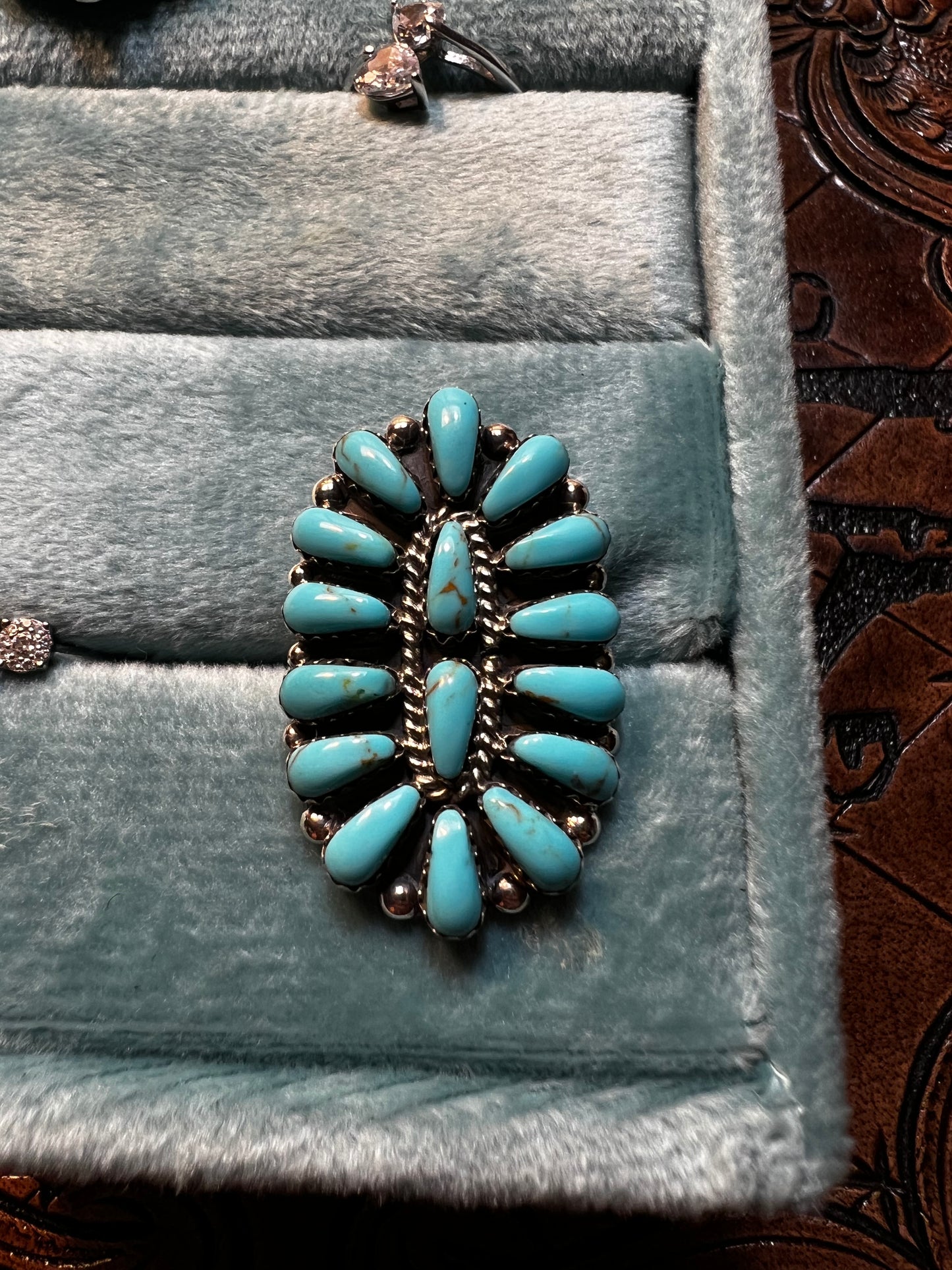 Turquoise Cluster Ring