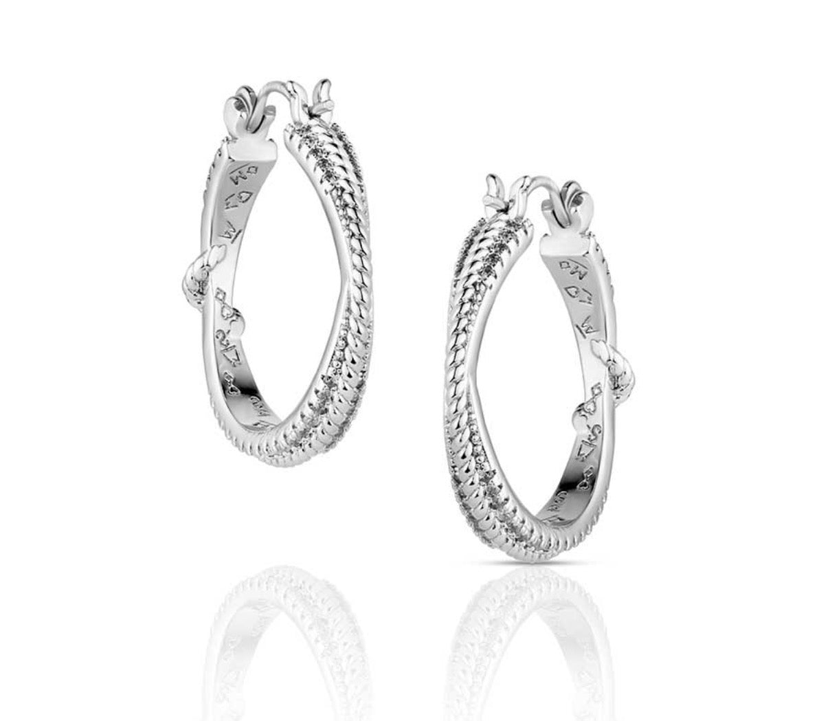 Cowgirl Ice Hoop Earrings