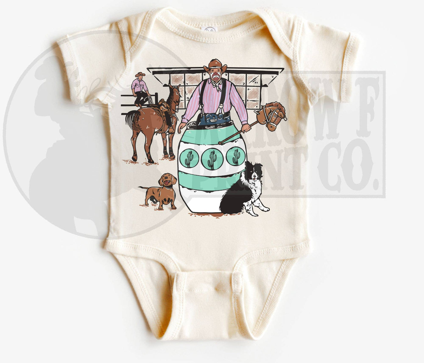 Rodeo Clown S/S Onesie
