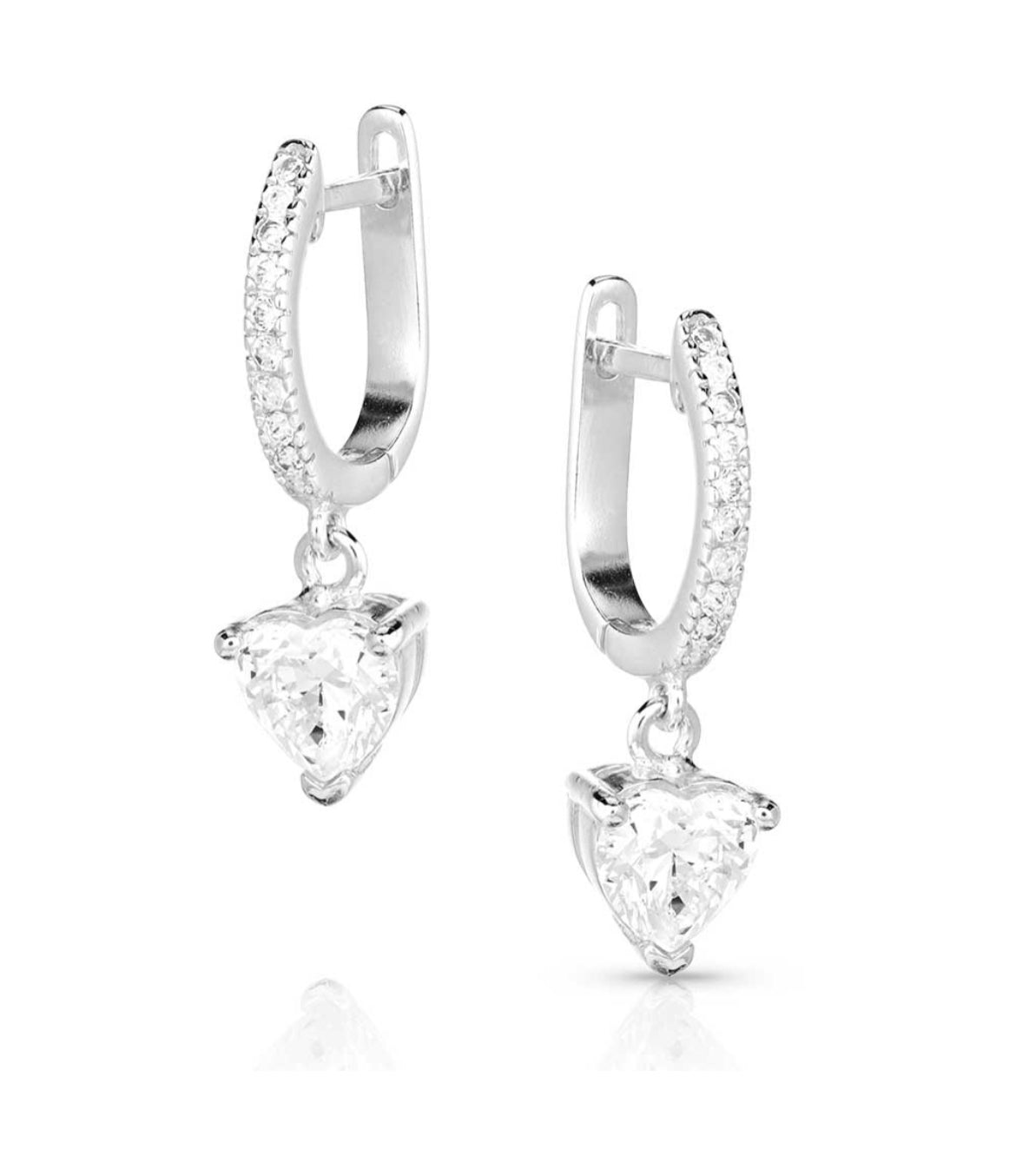Charmed by You Crystal Heart Earrings (ER5610)