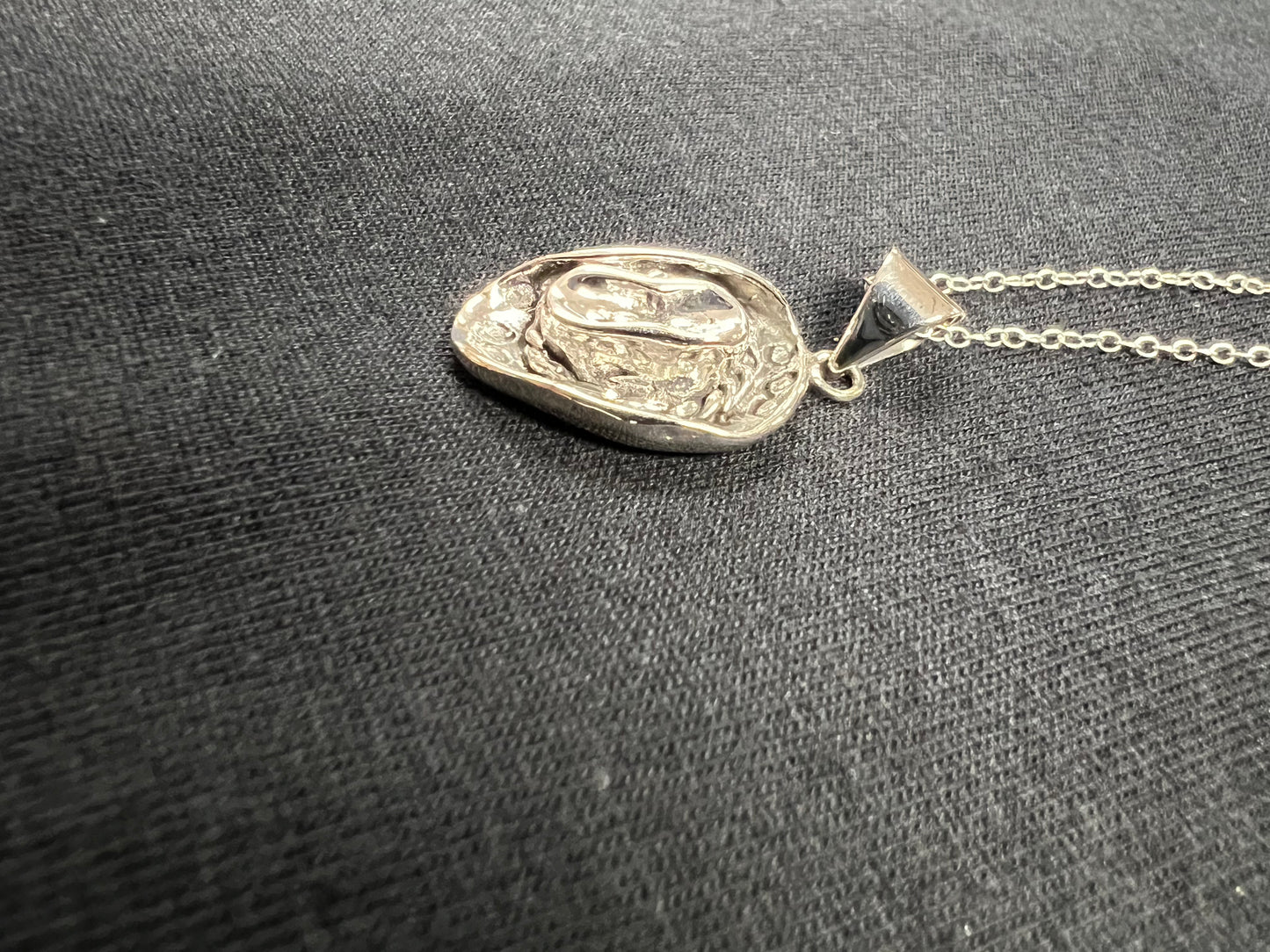 Cowboy Hat Charm Necklace