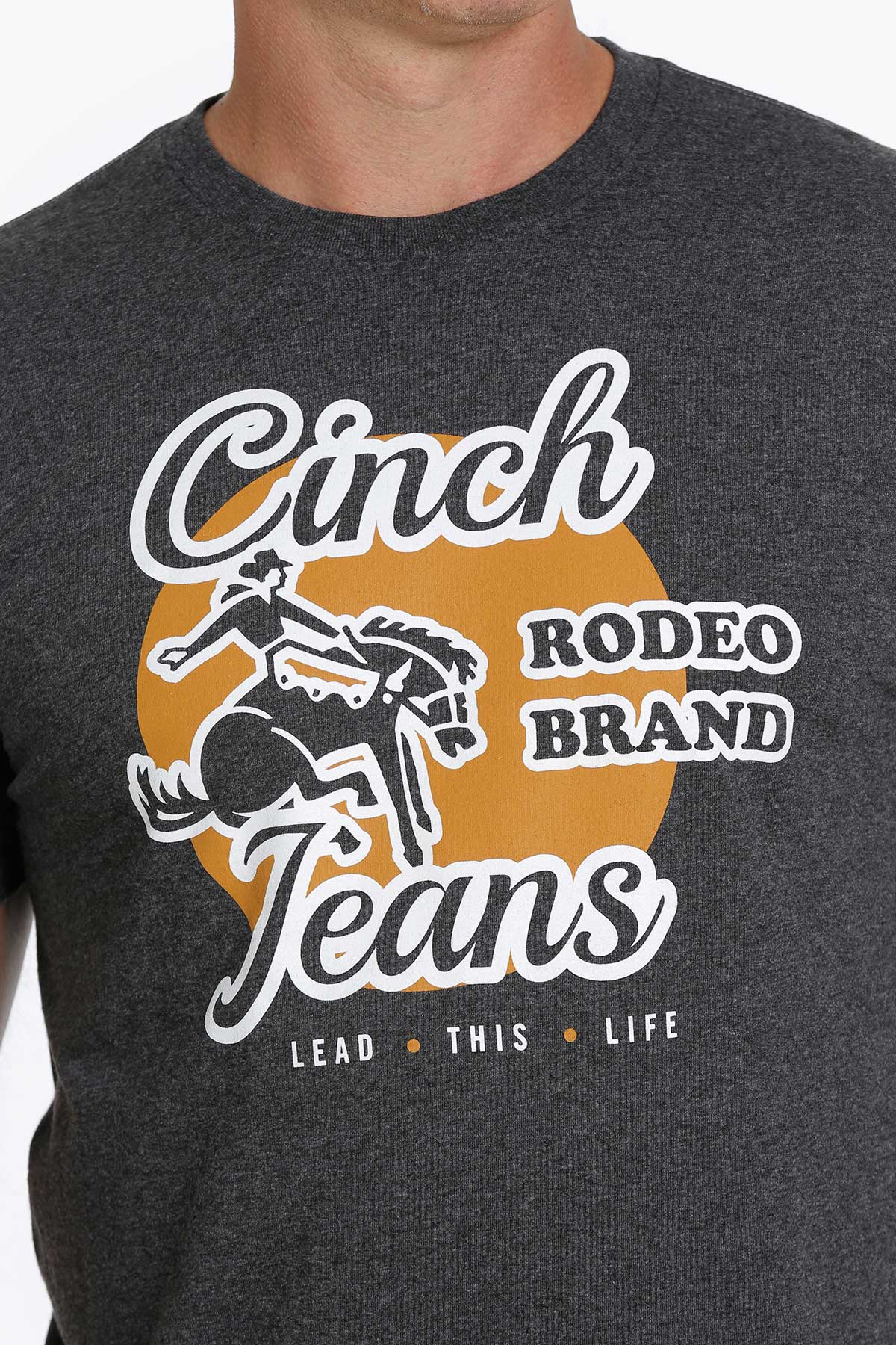 Cinch Men’s Heather Gray Tee (0455)