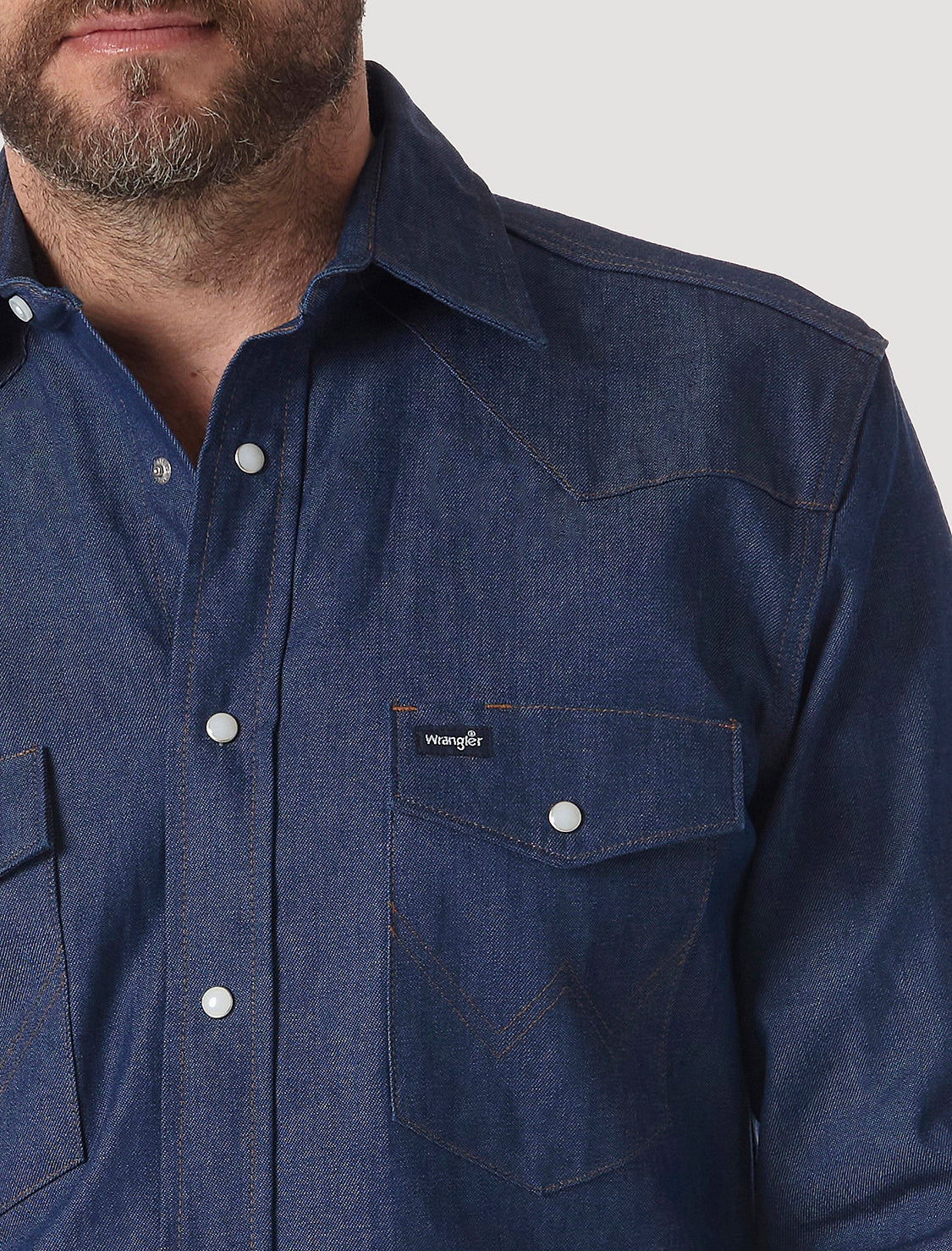 Cowboy Cut Denim Shirt (70119)
