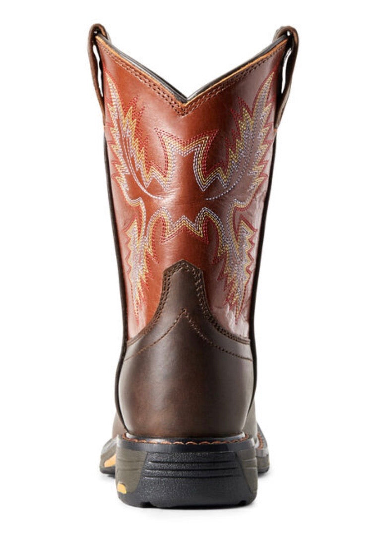 KIDS' WorkHog Wide Square Toe Boot (7837)