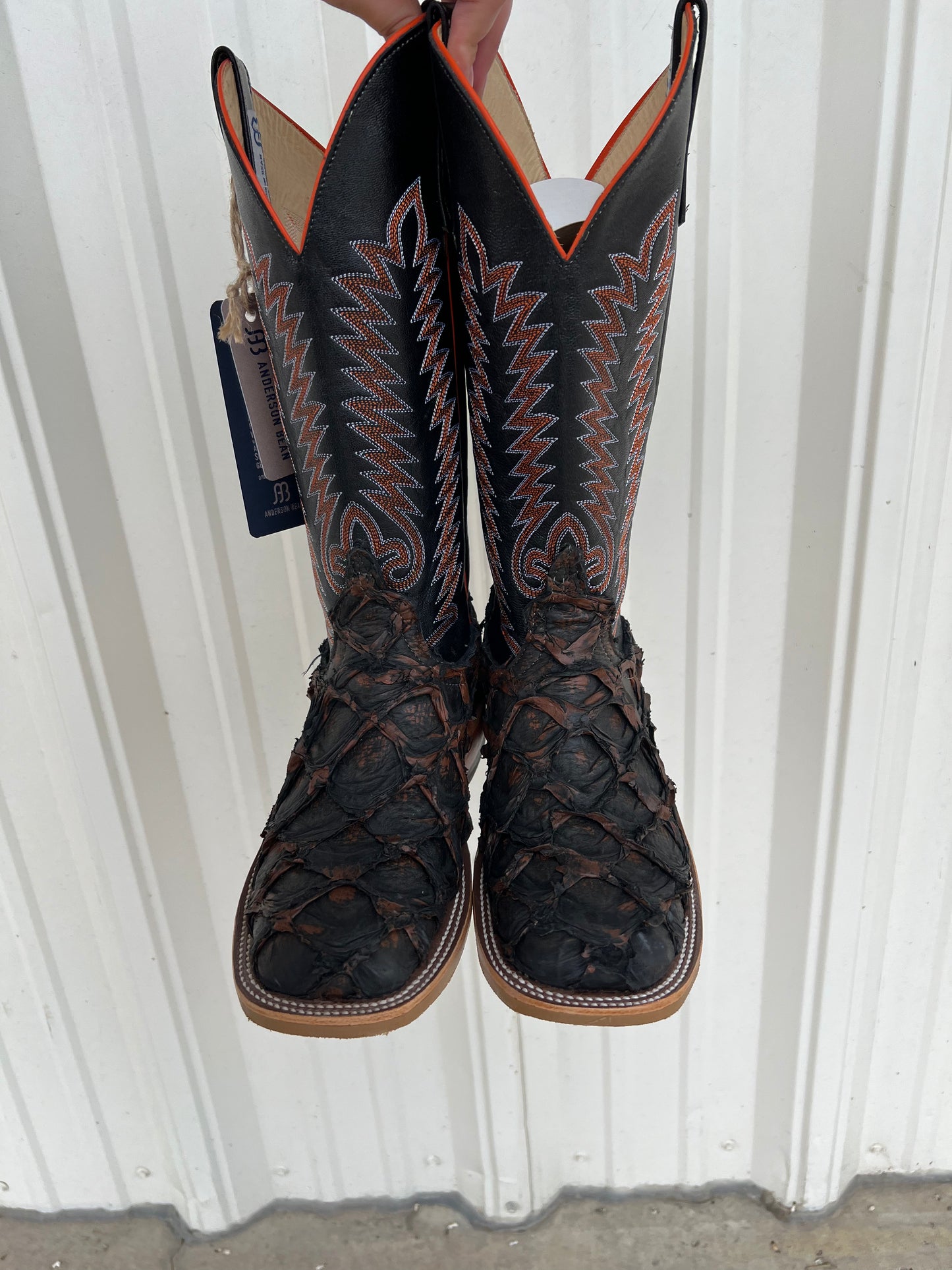 Anderson Bean Rusty Crush Big Bass Boots (S3018)