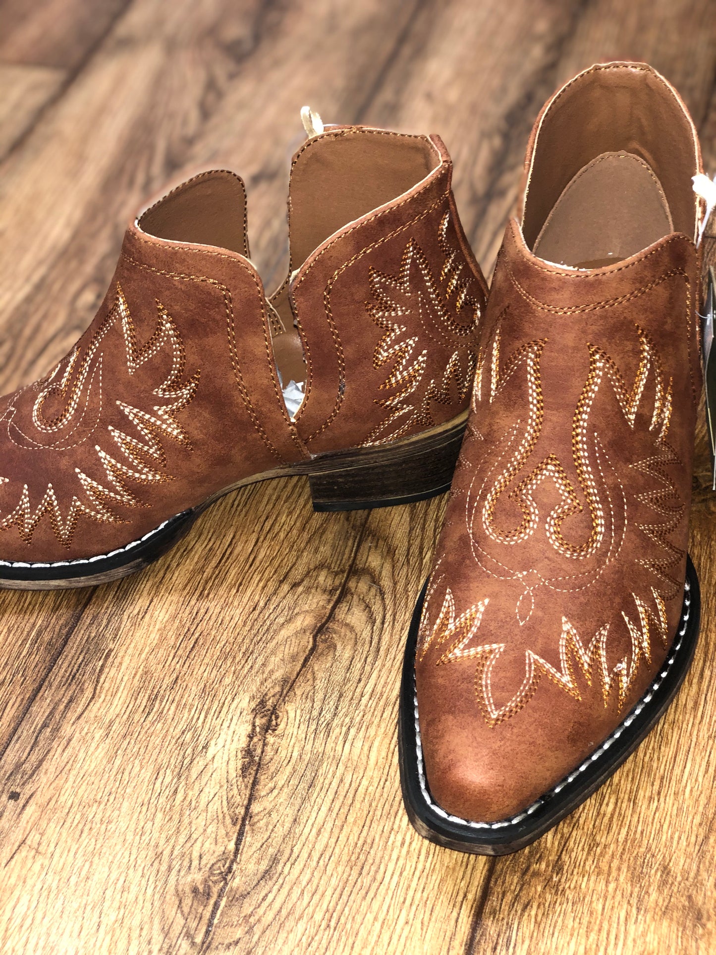 Roper Brown Ava Ankle Booties (1288)