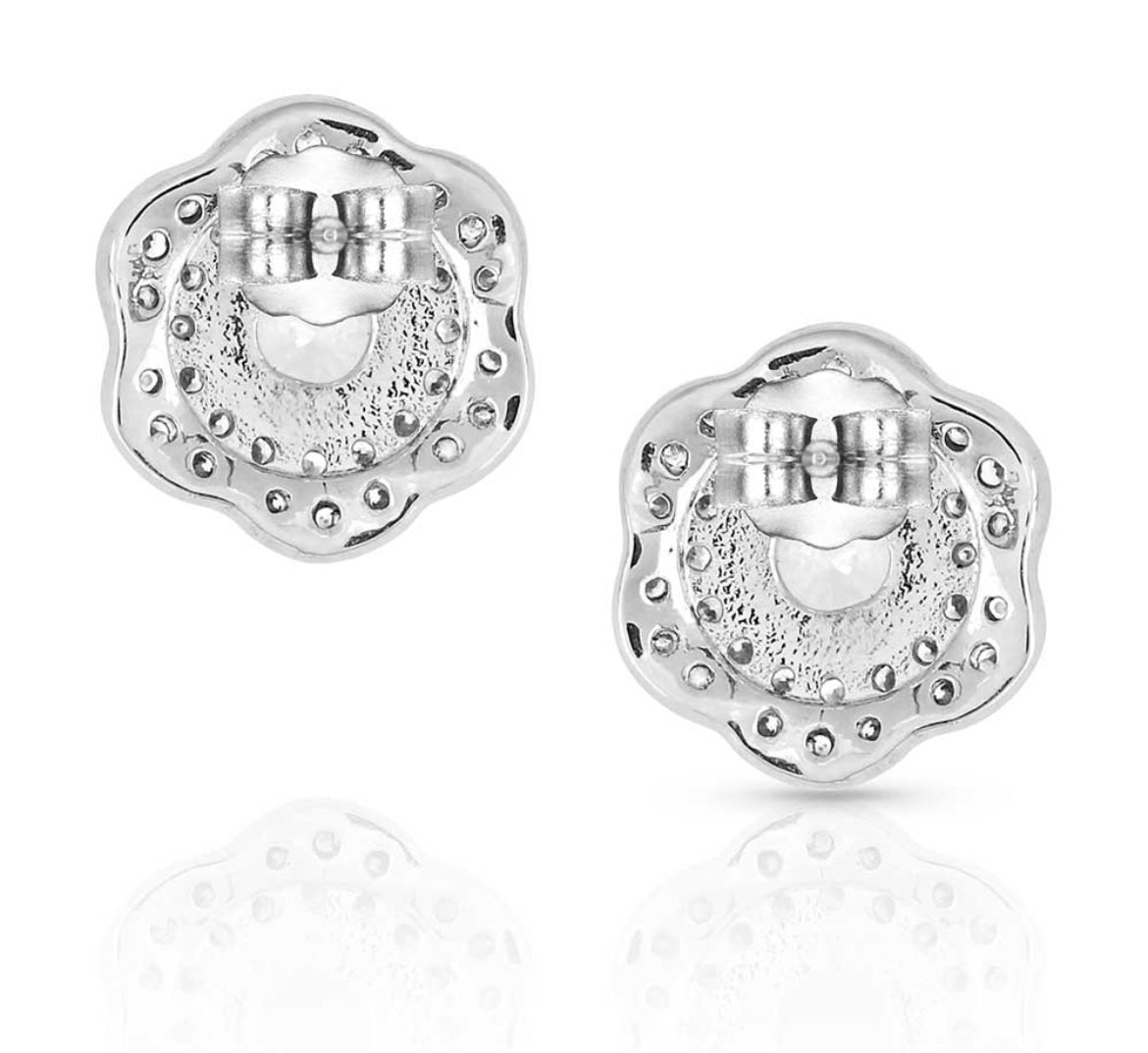 Petals in the Moonlight Crystal Earrings