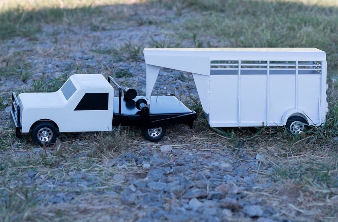 Flatbed Hay Truck