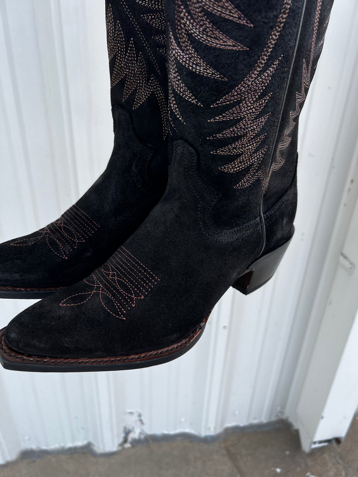 Women’s Justin Clara Black Suede Boots