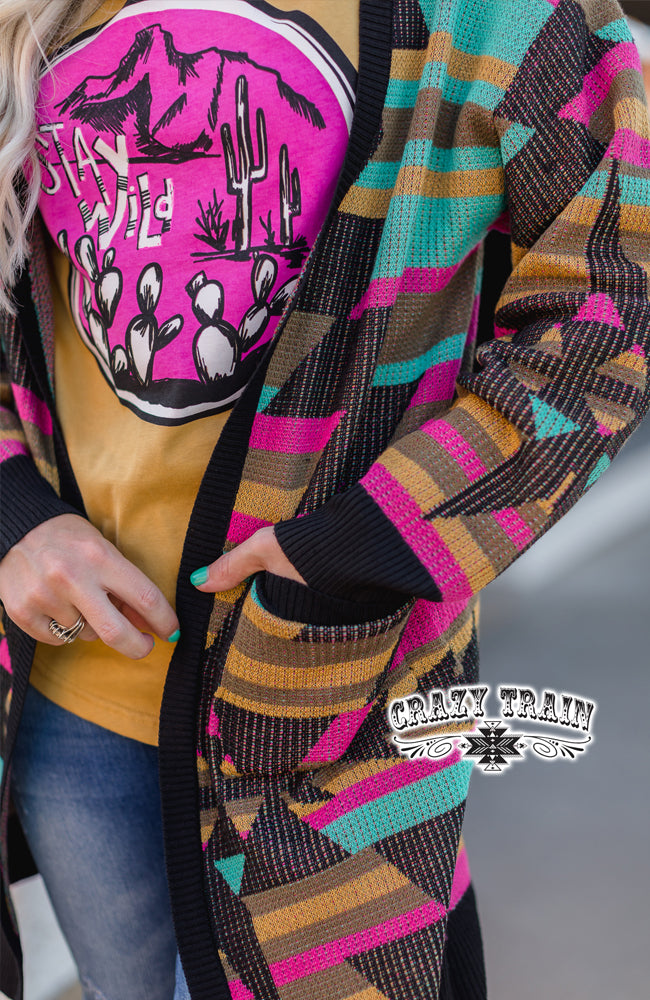 Crazy Train SUNSET BLVD CARDIGAN