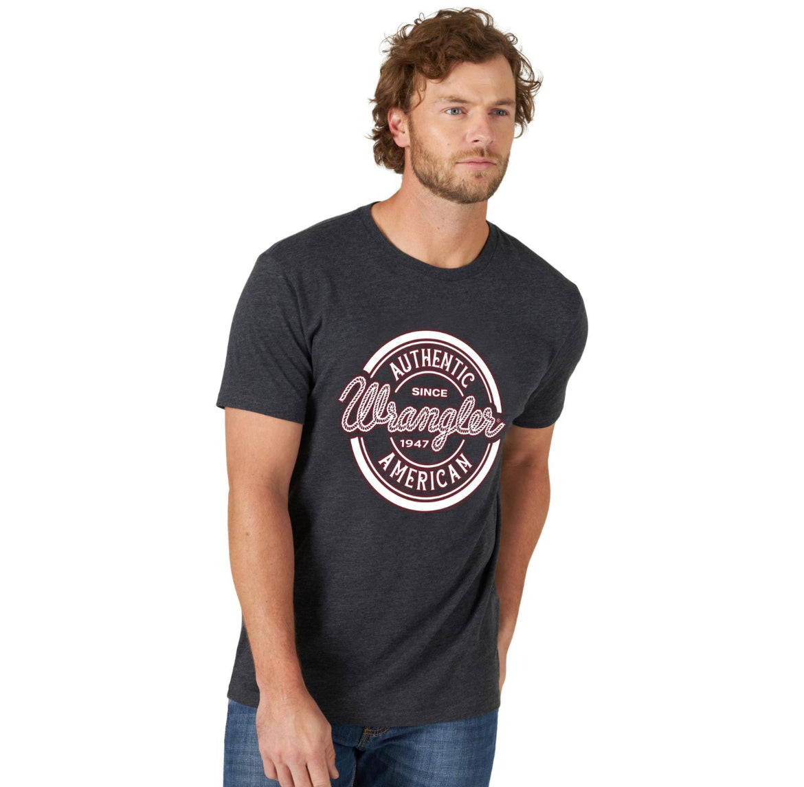 Wrangler® T-Shirt - Caviar Heather (9266)