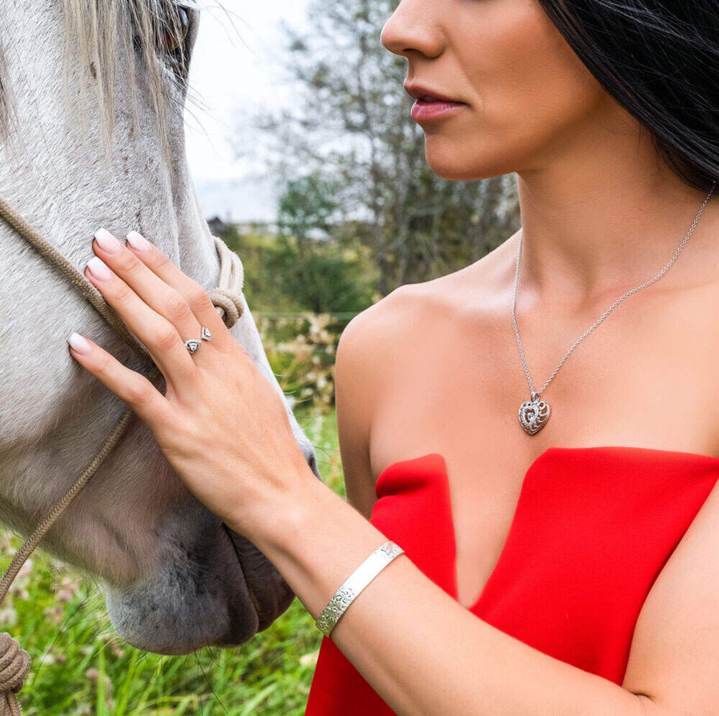 Montana Silversmiths Love Points To You Open Heart Ring