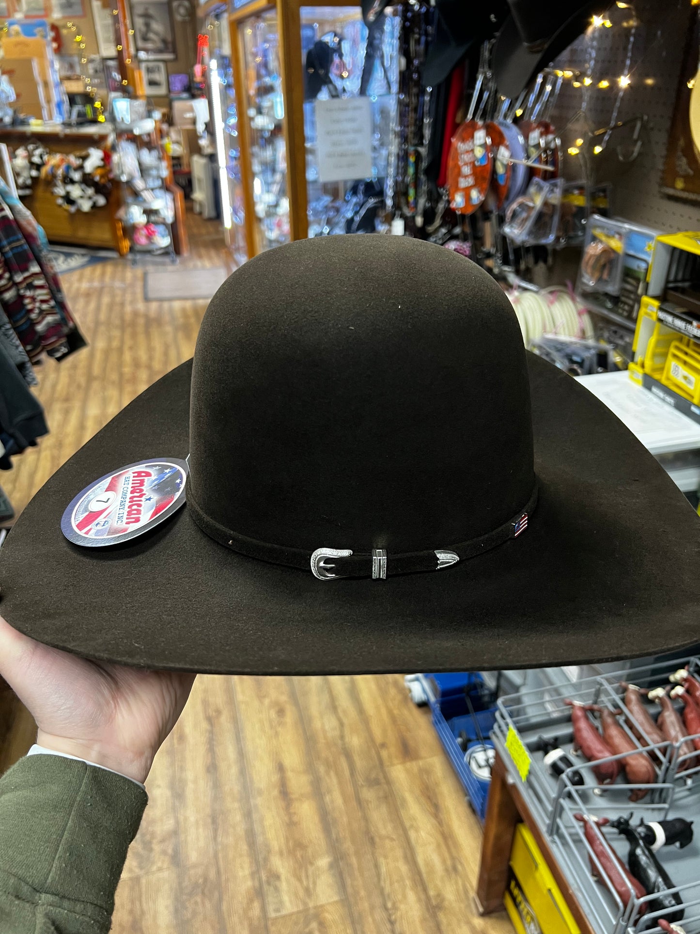 American Chocolate 7X Felt Hat