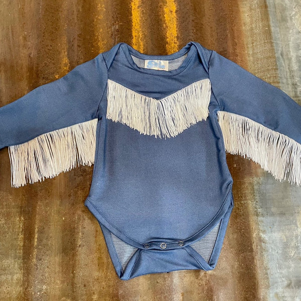 Denim Long Sleeve Onesie