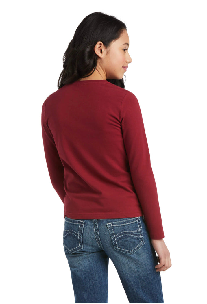 Girls Ariat REAL Kick the Dust Up T-Shirt (8069)