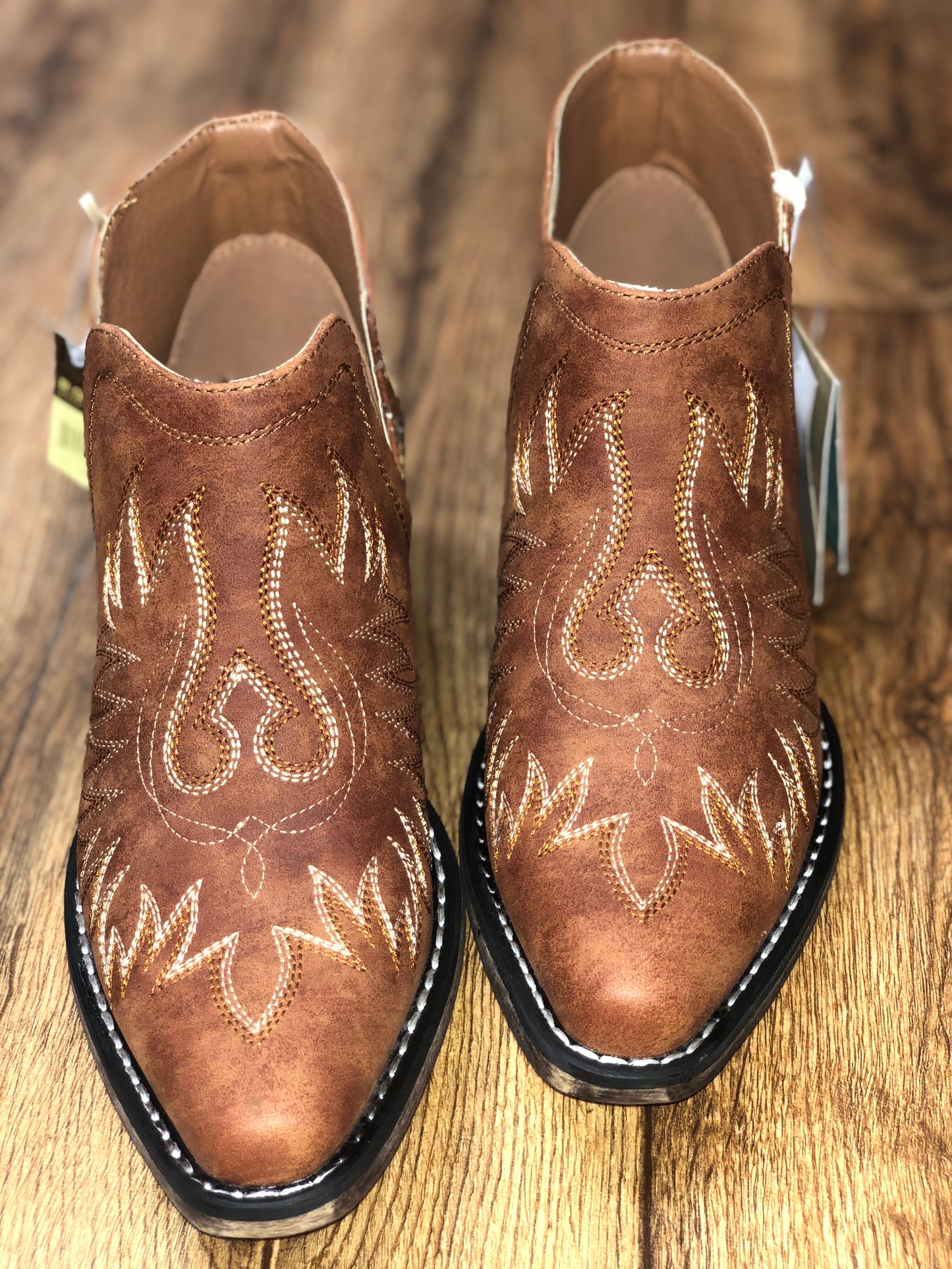 Roper Brown Ava Ankle Booties (1288)