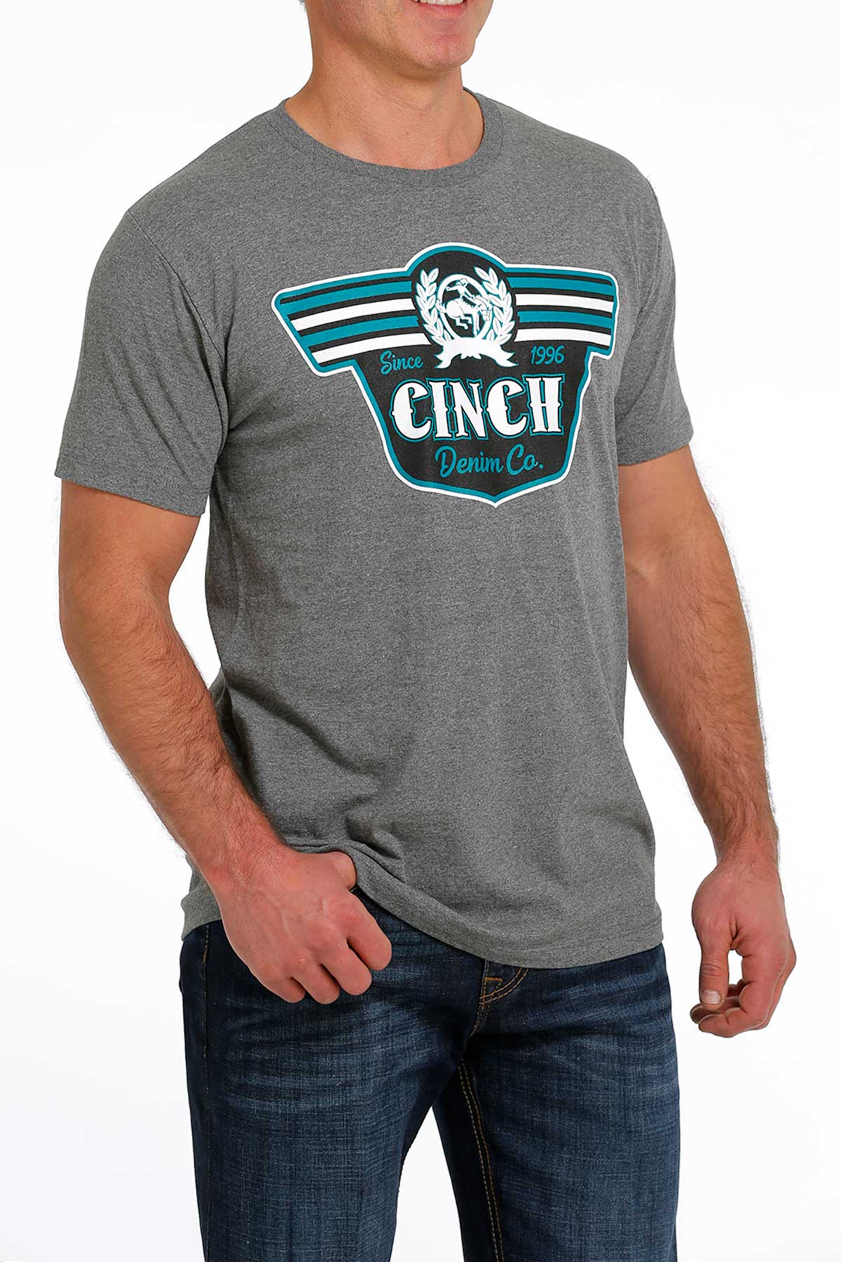 Cinch Men’s Grey Tee