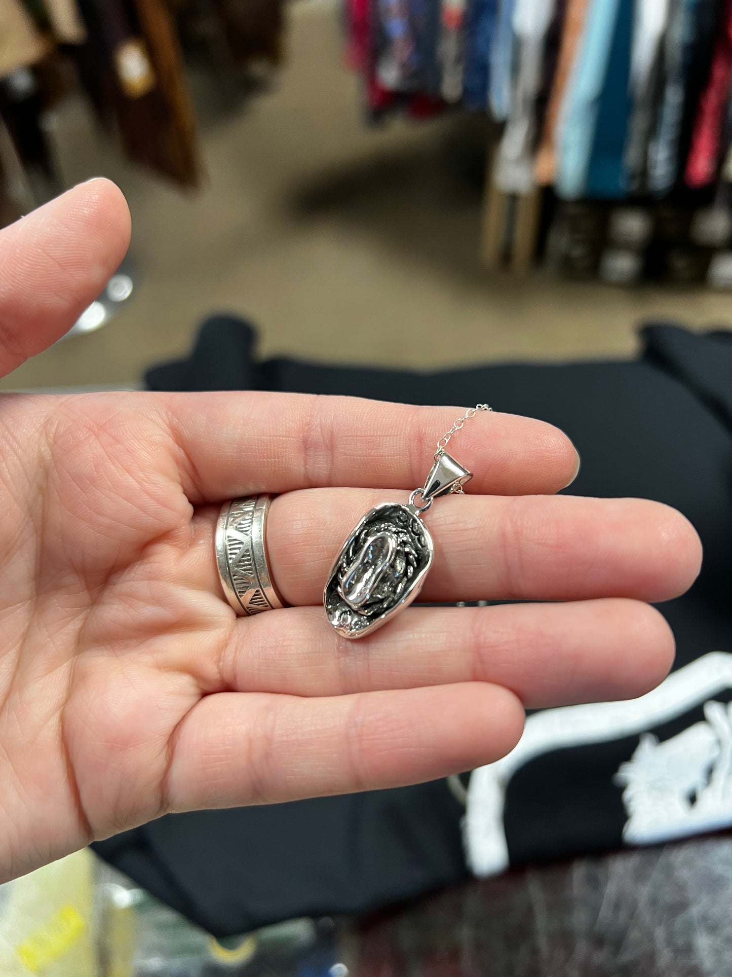 Cowboy Hat Charm Necklace