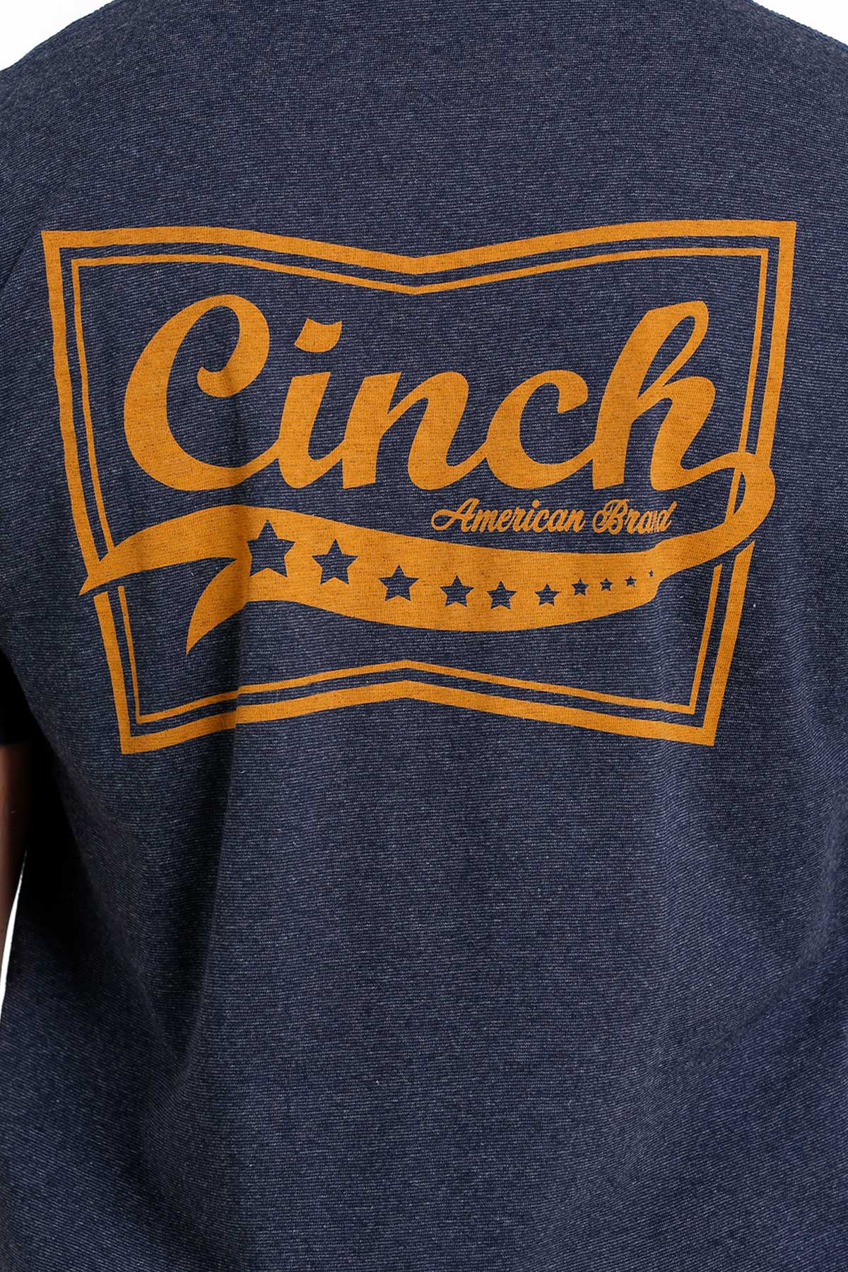 Cinch Men’s Heather Navy Tee