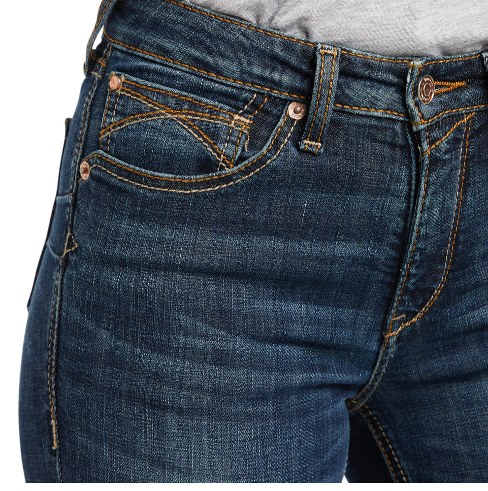 Ariat Women’s R.E.A.L. High Rise Fernanda Boot Cut Jean (0802)