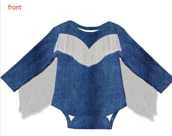 Denim Long Sleeve Onesie