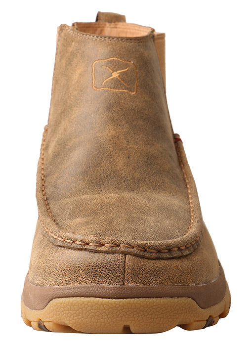 Twisted X Men’s 4″ Double Gore Driving Moc with CellStretch (MXCG001)