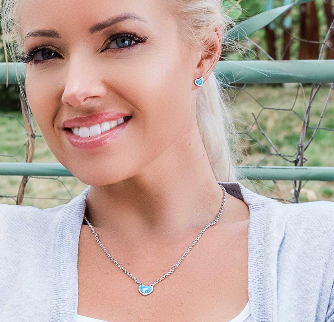 Hidden Lake Glacial Pools Jewelry Set