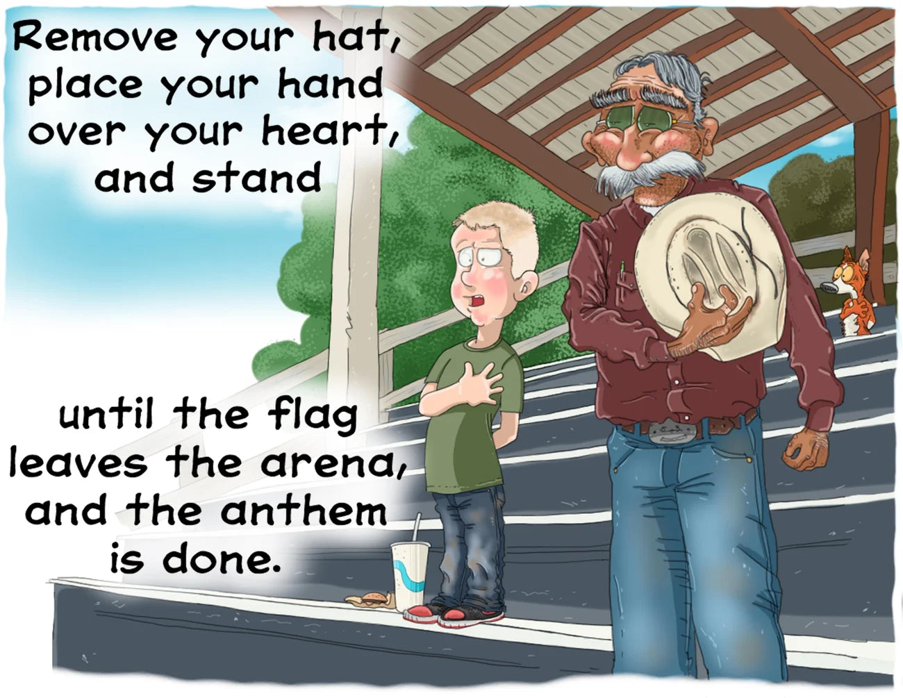 ROADIE THE RANCH DOG #5 "ROPIN' ROADIE"