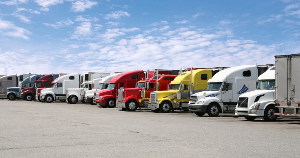 Semi Parking (put Truck Number in Notes)