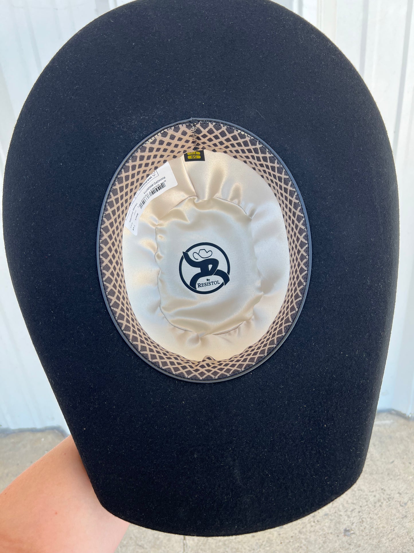 Resistol Hooey Presidio Black Felt Hat