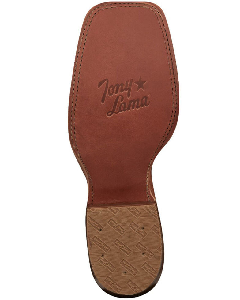 TONY LAMA MEN'S COLBURN WESTERN BOOTS - WIDE SQUARE TOE (sa2000)