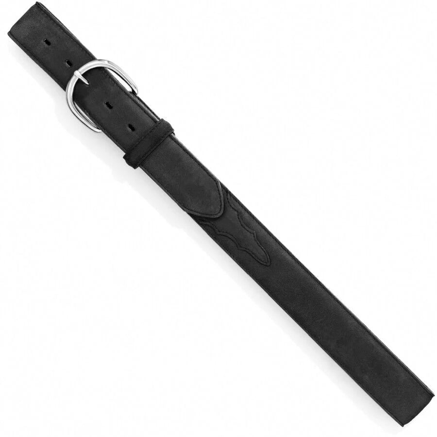 Justin Men's Black Classic Western Leather Belt 53703