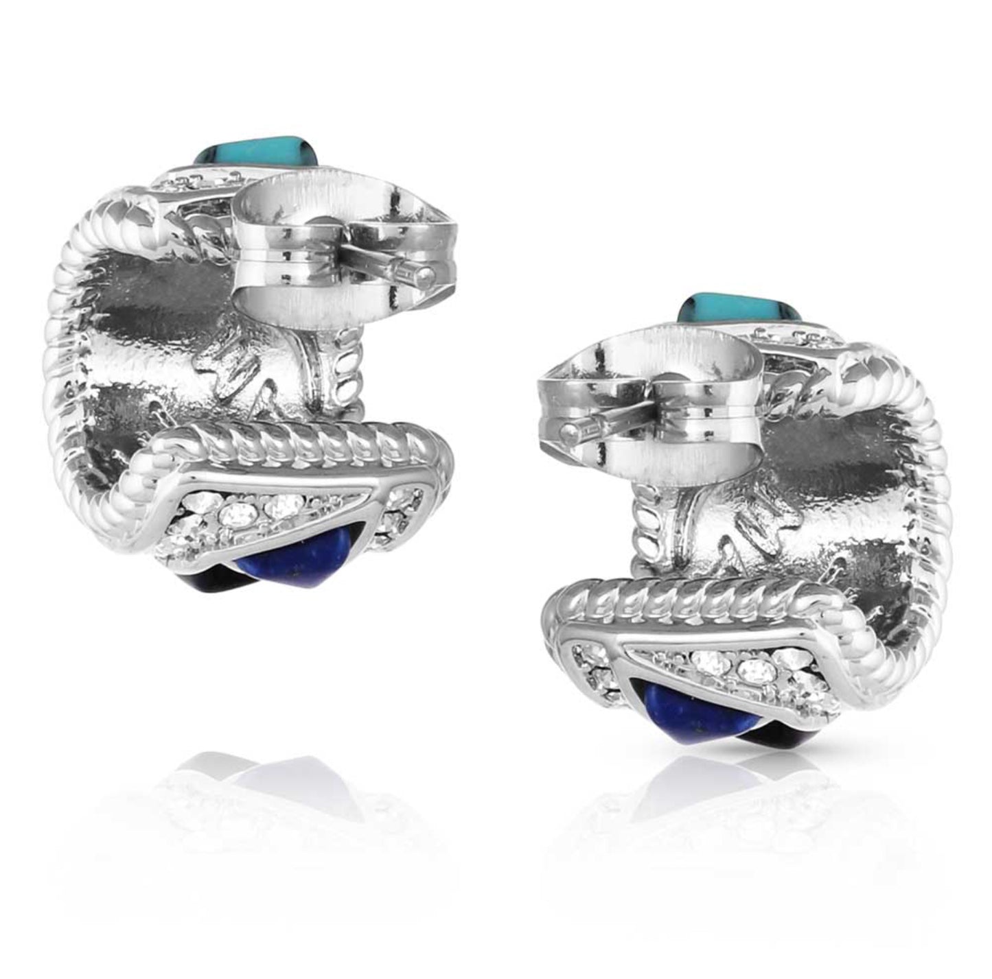 Night Fall Cobblestone Earrings