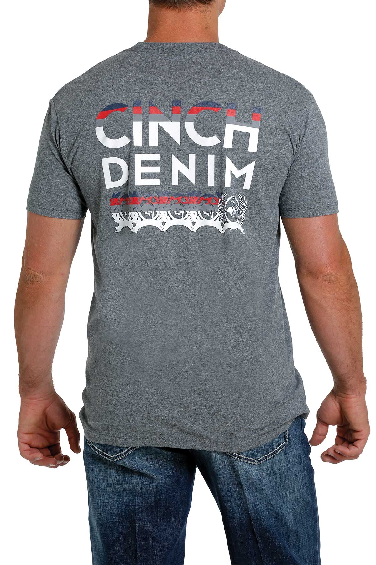 Mens Cinch Denim Tee (0458)