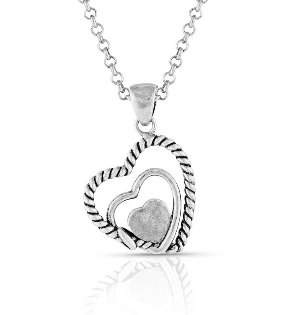 Clearer Ponds Turquoise Heart Necklace (NC5179)