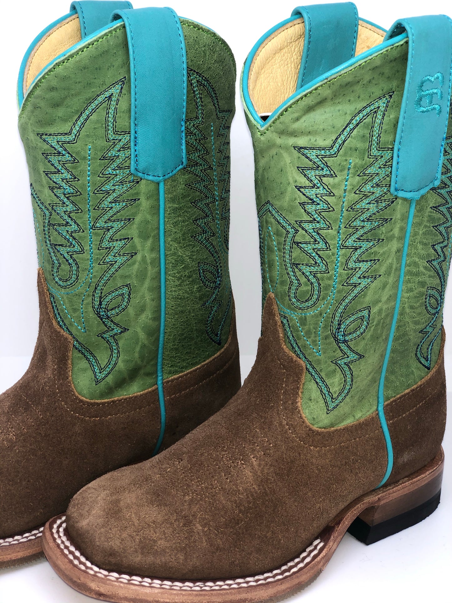 Anderson Bean Rough Out Kids Boots (7092)