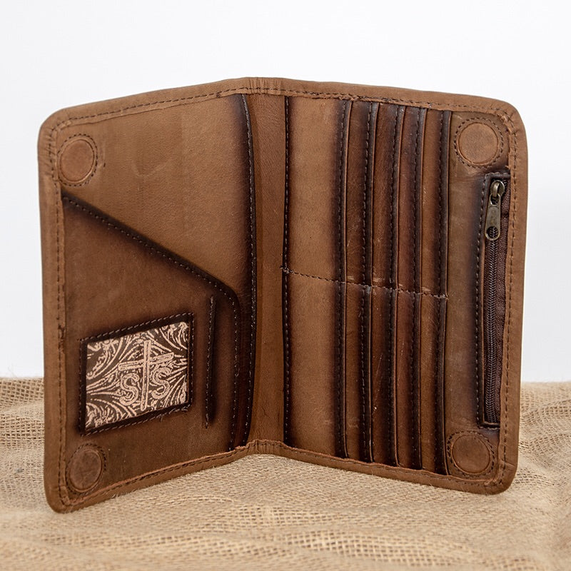STS Magnetic Wallet - Brown (4050)