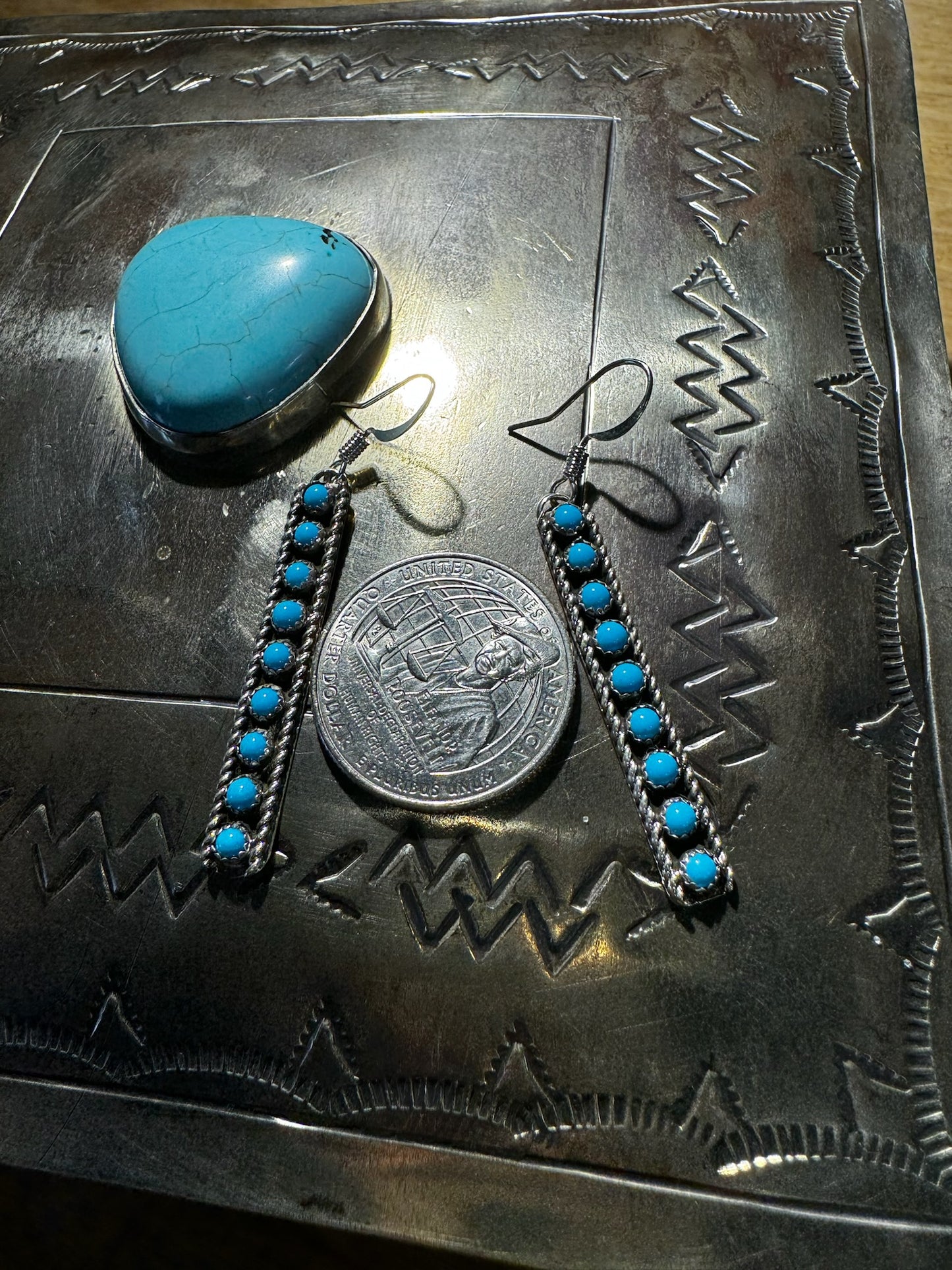 CharChar Turquoise Earrings