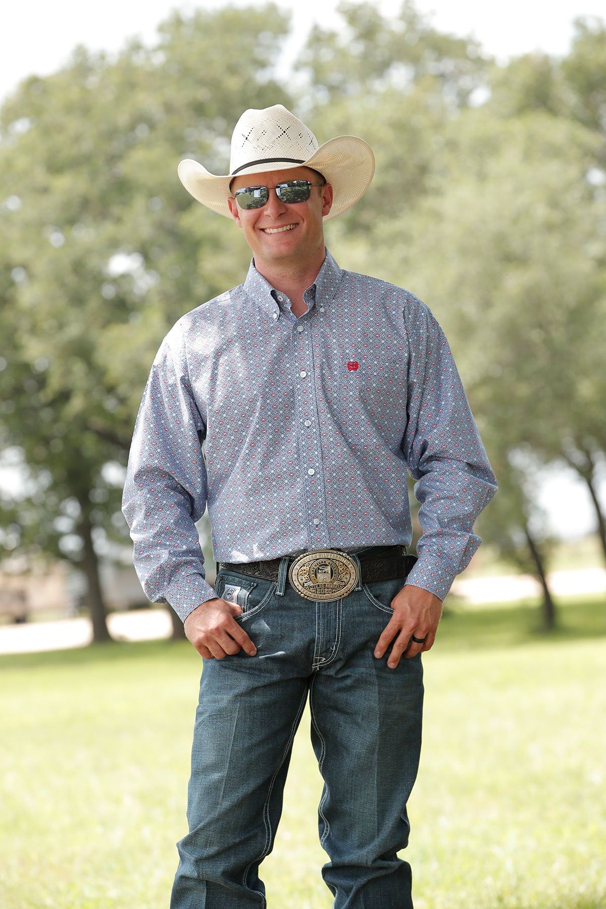 Cinch Men’s Red/White/Blue