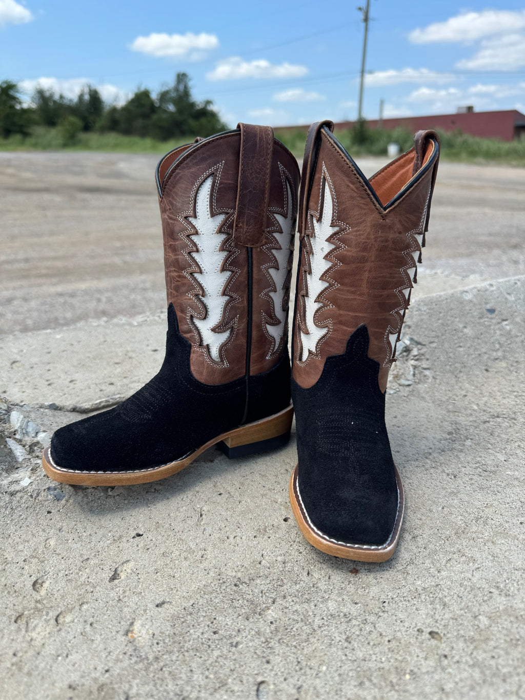 Lil Black Swede Boots (9523)