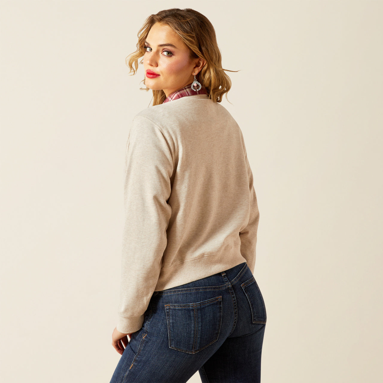 Women’s Ariat Cream Sweatshirt (2736)