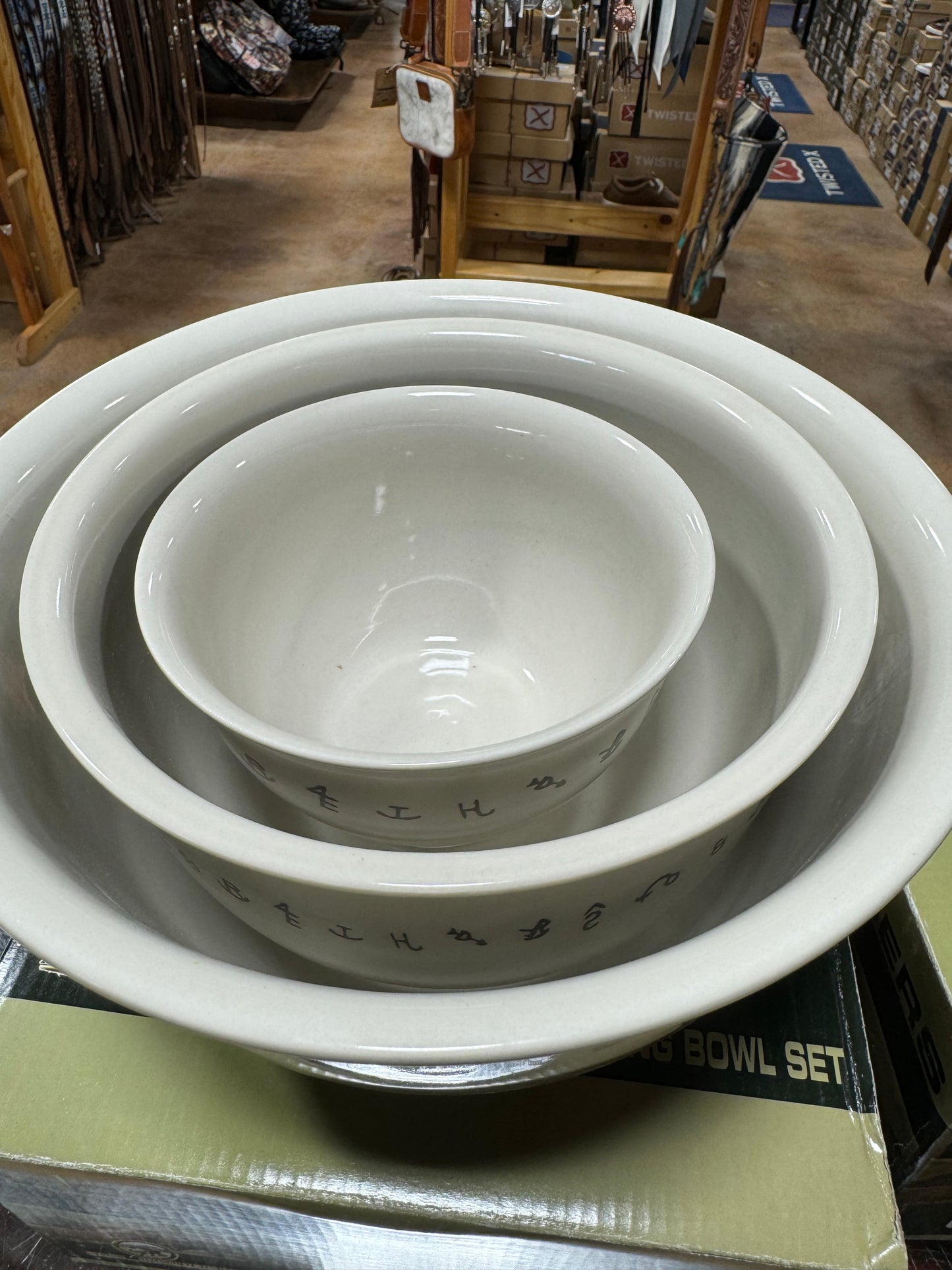 3 Pc Branded mixing bowl Set