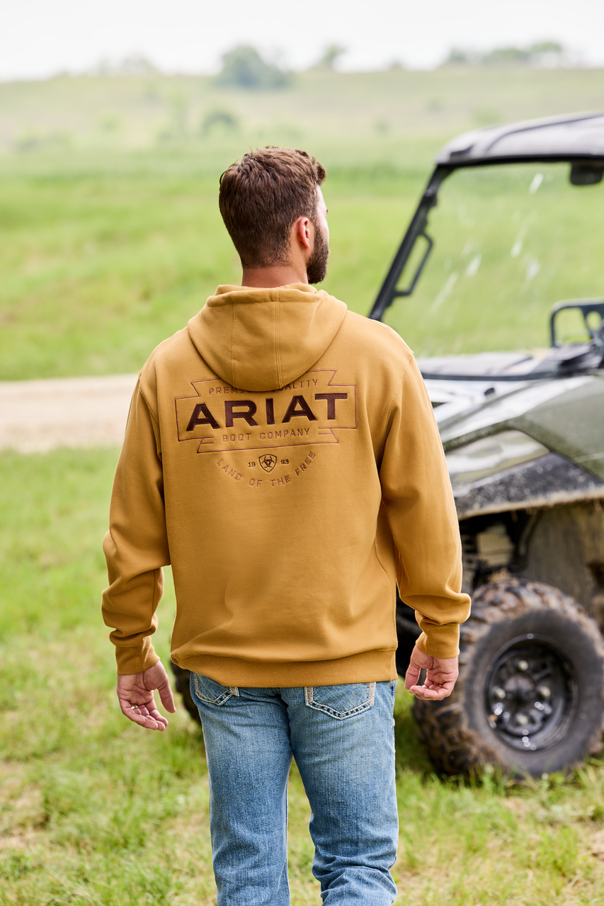 Men’s Ariat Simple Buckle Hoodie (2495)