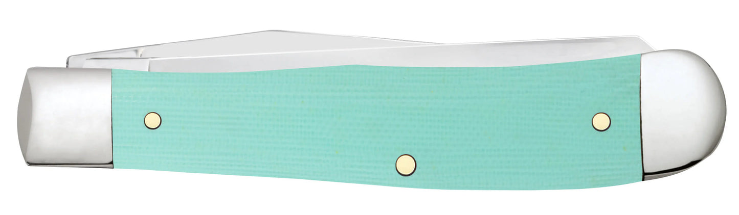 Smooth Seafoam Green G-10 Trapper (18100)