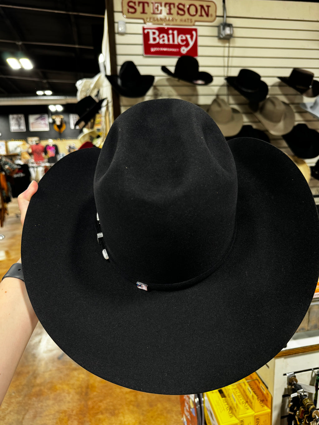 American Black 7X Felt Hat